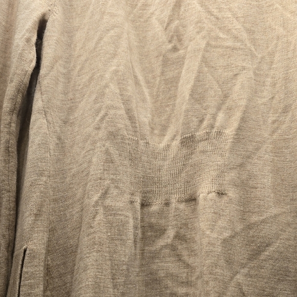 Fenn Wright Manson 100% Merino Wool Beige Draped Cardigan - Picture 5 of 13